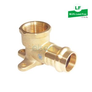 LF PRESS WATER NO.15BP ELBOW LF DR BRASS DN15 x Rp1/2 FI