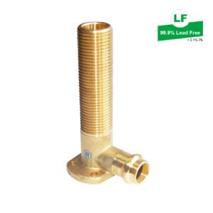 LF PRESS WATER NO.19BP ELBOW LF DR BRASS DN15 x G1/2B MI 95MM