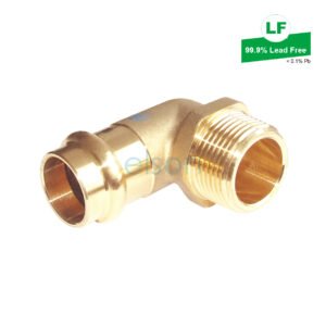 LF PRESS WATER NO.13 ELBOW LF DR BRASS DN15 x R1/2 MI