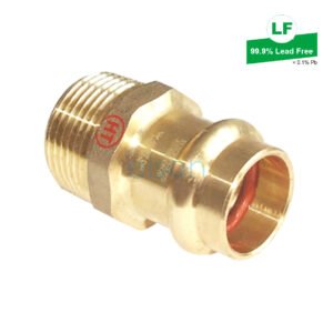 LF PRESS HT NO.3 ADAPTOR LF DR BRASS DN15 x R1/2 MI