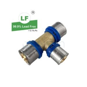 LF BUSHPEX CRIMP-ON NO.25TEE RED.CEN 25x25x20