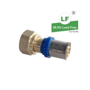 LF BUSHPEX CRIMP-ON NO62 CON. FLAT 16x1/2FI NUT