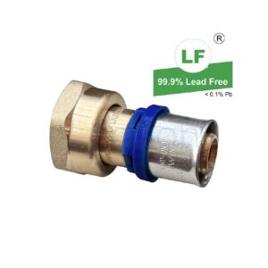 LF BUSHPEX CRIMP-ON NO62 CON. FLAT 20x3/4FI NUT