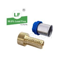LF BUSHPEX CRIMP-ON CONNECTING BARB FI 20mm