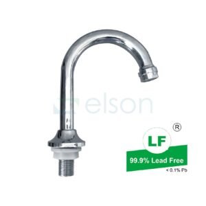 LF E/C BASIN GOOSENECK SPOUT CHROME WELS 4 STAR