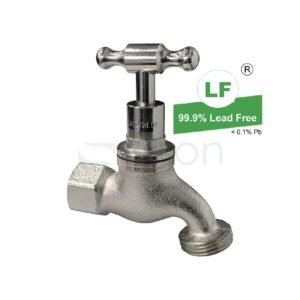 LF HOSE COCK 1/2" TH NICKEL DIPPED F.I