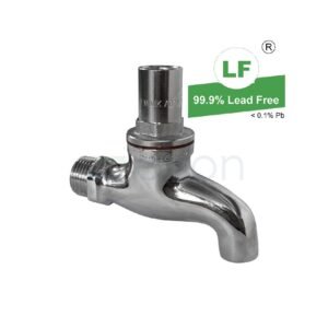 LF ANTI-VANDAL (12 SPLINES) BIB COCK 1/2" CP WELS 3 STAR LESS KEY