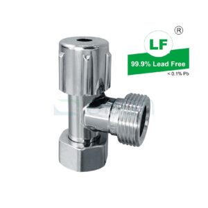 LF WASHING MACHINE STOP 1/4 TURN 3/4" CHROME LOOSE NUT