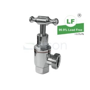 LF T HEAD W/M COCK 1/2"x3/4" TH CP