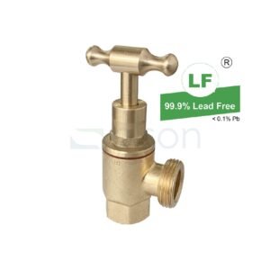LF T HEAD W/M COCK 1/2"x3/4" TH RB