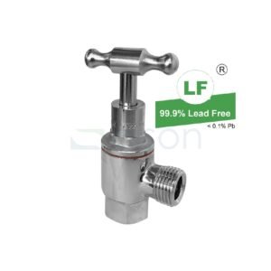 LF T HEAD CISTERN COCK 1/2" TH CP