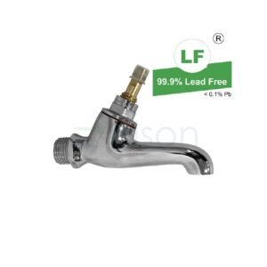LF U/S BIB COCK 1/2" CP M.I. 4 STAR