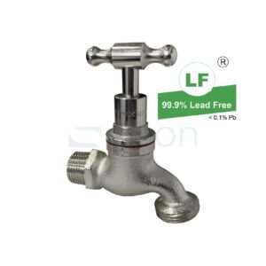 LF HOSE COCK 1/2" TH NICKEL DIPPED