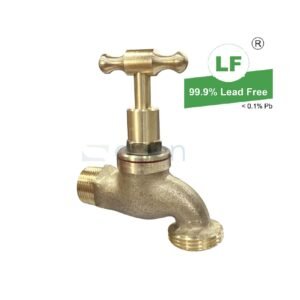 LF HOSE COCK 3/4" TH P/B