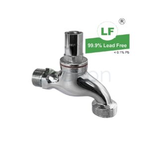LF ANTI-VANDAL (12 SPLINES) HOSE COCK 1/2" CP LESS KEY