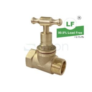 LF STOP COCK 3/4'' TH RB M/F