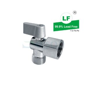 LF CISTERN STOP IN WALL RIGHT ANGLE 1/2" CHROME