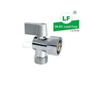LF  CISTERN STOP IN WALL RIGHT ANGLE 1/2" CHROME LOOSE NUT