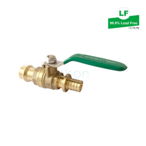 LF PRESS TO BUSHPEX PULL-ON PEX B/V LF DR BRASS L/H 25mm LF72394