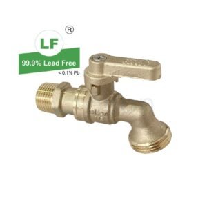 LF BALL HOSE COCK DR BRASS R1/2 x G3/4B MI