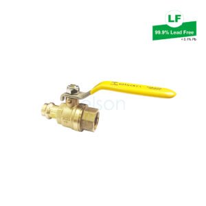 LF PRESS GAS BALL VALVE LF DR BRASS L/H DN15 x Rp1/2 FI LF73560