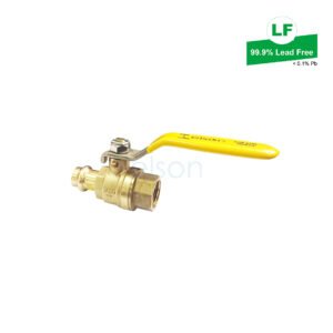 LF PRESS GAS BALL VALVE LF DR BRASS L/H DN20 x Rp3/4 FI LF73562