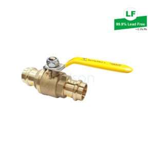 LF PRESS GAS BALL VALVE LF DR BRASS L/H DN40 LF73588