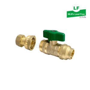 LF WATER UNION BALL VALVE LF DR BRASS G3/4 FI TO 20Cn FLARED  LF73837