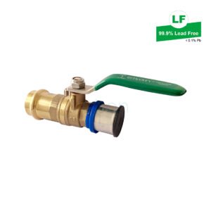 LF PRESS TO BUSHPEX CRIMP-ON PEX B/V LF DR BRASS L/H 25mm LF73994