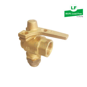 LF METER B/V R/A L/ABLE LF DR BRASS Rp3/4 FI X 20Cn FLARED IN LF74115