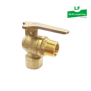 LF METER B/V R/A LOCKABLE LF DR BRASS R3/4 MI X Rp3/4 FI IN LF74137