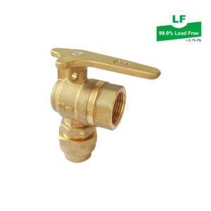 LF METER B/V R/A L/ABLE LF DR BRASS Rp3/4 FI X 20Cn FLARED IN LF74138
