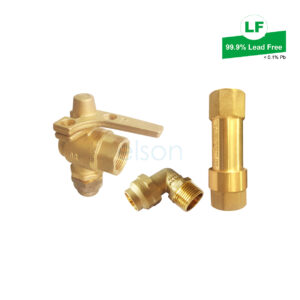 LF METER CONNECTION KIT L/ABLE LF DR BRASS 20Cn FLARED INLET LF74140
