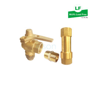 LF METER CONNECTION KIT L/ABLE LF DR BRASS 20Cn FLARED INLET LF74141