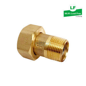 LF METER COUPLING WITH CHECK VALVE LF DR BRASS BSP G1 X R3/4 MI LF74934