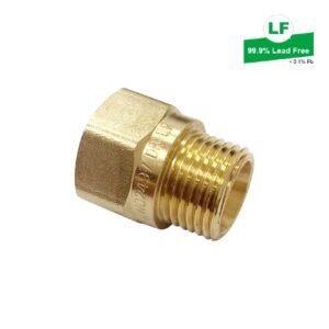 LF ADAPTOR LF DR BRASS G1/2B x Rp1/2(15mm) M/F THREAD/24°CONE SEAL