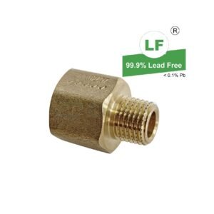 LF ADAPTOR REDUCING 10mmFIx6mmMI(3/8"X1/4") BRS