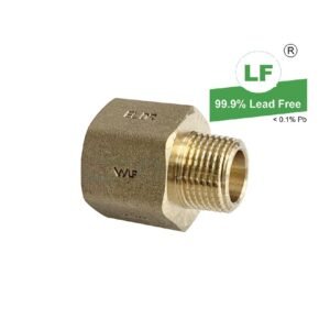 LF ADAPTOR RED.15FIx10MI(1/2"x3/8")BRS