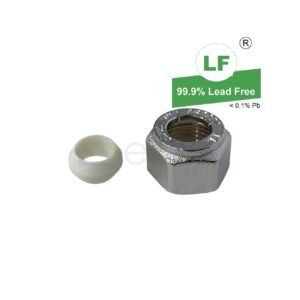 LF KINCO NUT & N/OLIVE SET 15mm CHROME
