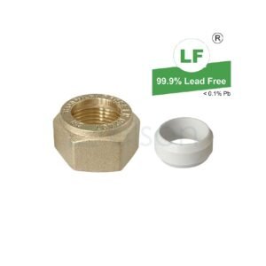 LF KINCO NUT & N/OLIVE SET 20mm BRASS NUT