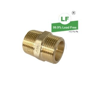 LF NIPPLE HEX R3/4XG3/4B(20mmMI) BRS 24 CONE SEAL