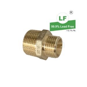 LF NIPPLE HEX R3/4xG1/2B(20mmx15mm) BRS 24 CONE SEAL
