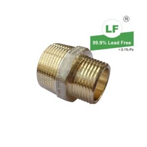 LF  LF NIPPLE RED. HEXAGON LF DR BRASS R1 1/4 x R1(32mmx25mm)MI