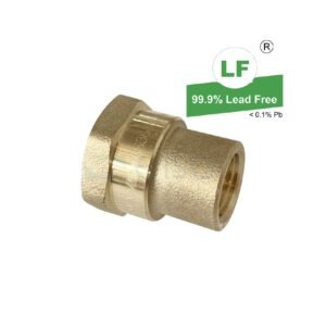 LF SOCKET RED HEX 10mm x 6mm（3/8"X1/4") BRASS