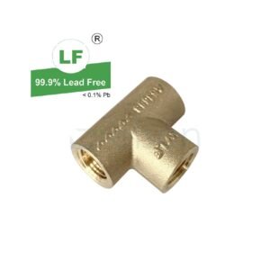LF TEE 6mm（1/4") BRASS