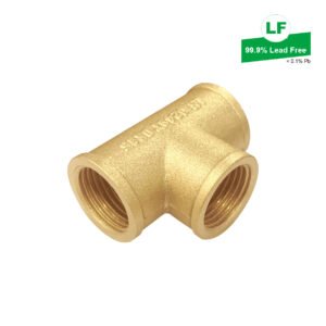 LF TEE 15mm BRASS