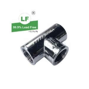 LF  LF TEE LF DR BRASS Rp1/2(15mm)FI CHROME