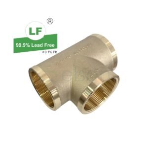 LF TEE 50mm BRASS