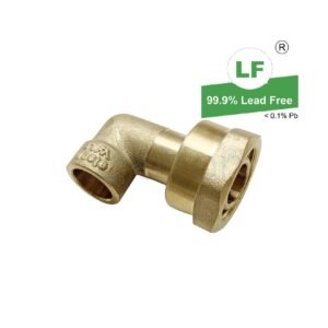 LF CON BENT TAP #63 15mm ODx15mm NUT