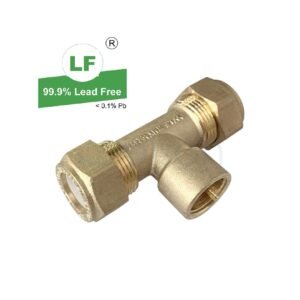 LF TEE CxCxF 20mmCx20mmCx15mmFI BR N/O